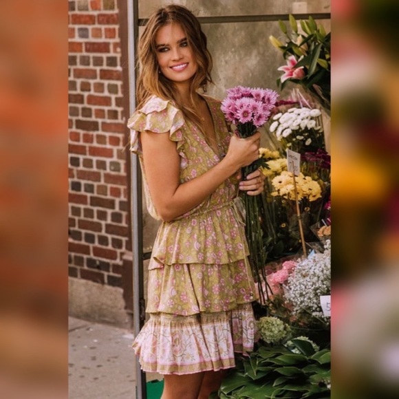 Spell & the Gypsy Dahlia Ra Ra mini dress - Picture 2 of 7